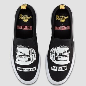 Dr. Marten's x Sex Pistols Slip on Shoes Size 6 Women / 5 Men EUC